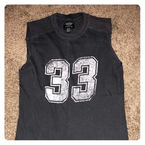 Gray American Eagle cut off tank